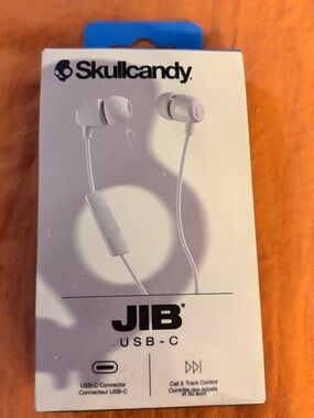 Skullcandy JIB USB-C White In-Ear Headphones